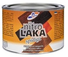 Llaku nitroceluloz FAST-DRYING NITROCELLULOSE VARNISH, me shkëlqim, thahet shpejt, 0.45L, transparent