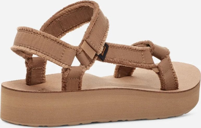 Платнени сандали Teva Midform Universal Canvas, EVA ѓон, леплива лента, Tigers Eye