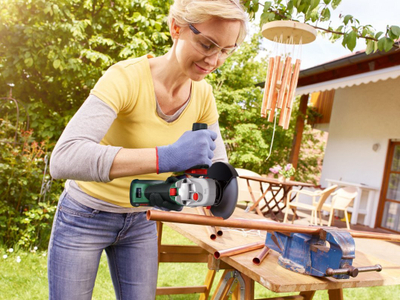 Grirëse këndore pa kabllo Bosch AdvancedGrind 18V-80 06033E5100, 18V, sistem POWER FOR ALL, jeshile