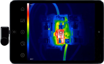 Aparat fotografik portativ SeeK Thermal Compact XR për iOS, i zi