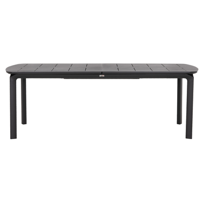Tavolinë ngrënie Sympo HM6415.01, zgjatese 220-300x100x75 cm, alumin, gri e errët