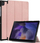 Футрола за таблет Tech-Protect Smartcase, Galaxy Tab A8 10.5 X200 X205, функција држач, розе голд