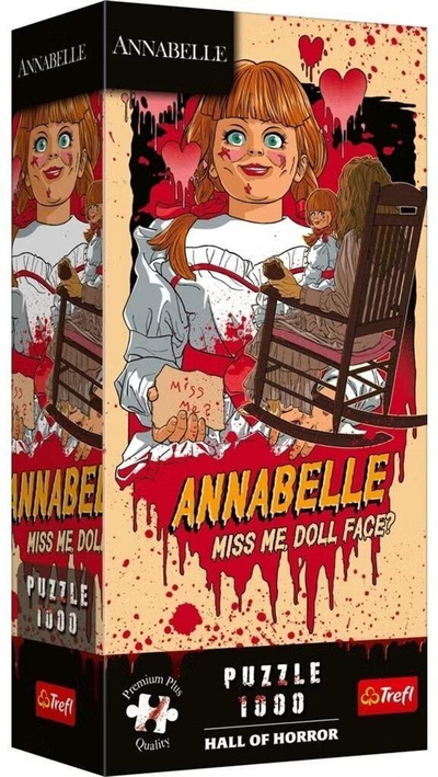 Пазл Trefl Annabelle, 1000 парчиња, Hall of Horror, шарен