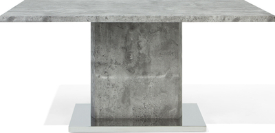 Tavolinë ngrënie PASADENA, 160 x 90 cm, efekt beton, gri