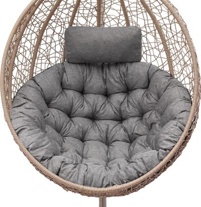 Jastëk për lëkundje Hobbygarden PILLOW MOON, material Ekolen, grafit
