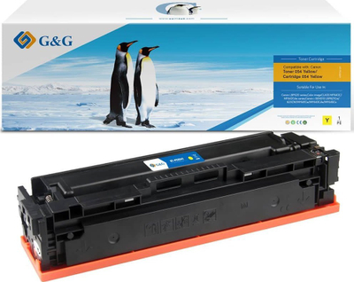 Toner G&amp;G 054H i verdhë, 2300 faqe, yellow