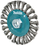 Округла четка од жица Makita D-77540, 125 mm, нерѓосувачки челик, сива