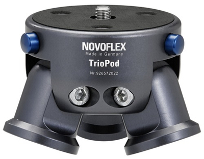 Bazë tripodi Novoflex TrioPod M, me kolonë në mes, metalike, gri