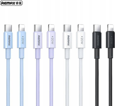 Kabllo karikimi Remax Dofon Series RC C026 C-L, USB-C në Lightning, 20W PD, 1m, e bardhë