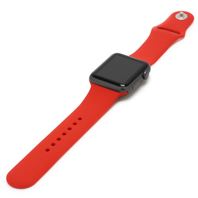 Rrip për orë të mençur Wotchi Apple Watch, i kuq, 42/44 mm, M/L