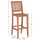 Karrige bar me mbështetëse Paiper HM18110, dru TEAK, 75 cm, natyrale