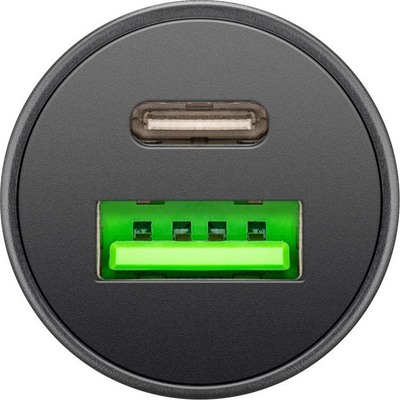 Karikues makine Goobay Dual USB, USB C, karikim i shpejtë, i zi