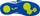 Atlete futbolli në sallë Joma Super Copa Jr 2404 IN, për kalamaj, blu