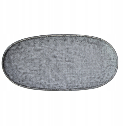 Pjatë ovale Homms Len Verlo V910036, porcelan, 28 cm, gri