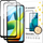 Xham mbrojtës Wozinsky Full Glue për Xiaomi Redmi A2 Redmi A1, set 2 copë, 9H, me kornizë të zezë
