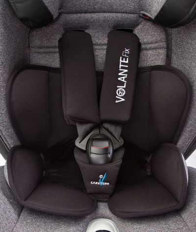 Ulëse makine Caretero Foletik VolanteFix, për fëmijë 9-36 KG, e hirtë