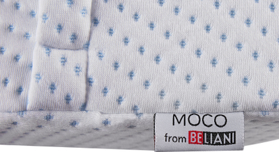 Jastëk ortopedik Beliani MOCO, memory foam, 30 x 50 cm, i bardhë
