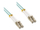 Kabllo optike InLine Duplex LC LC, OM3 50 125µm, 25m, ngjyrë turkez