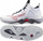 Këpucë salle Mizuno Wave Momentum 3 V1GA2317, shollë që s’len gjurmë, amortizim Wave, të bardha