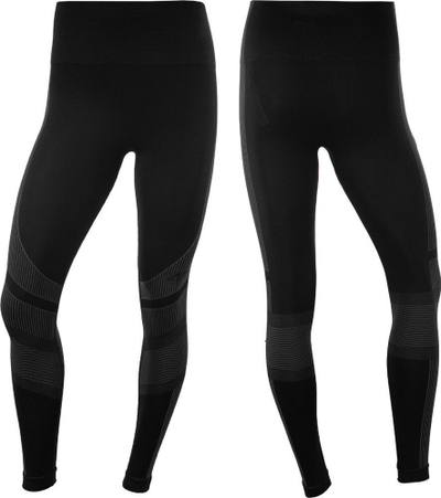 Leggins termoaktiv për femra 4F F116, pa qepje, të zeza