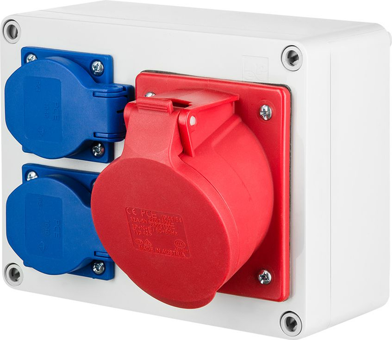 Kuti shpërndarëse Elektro-Plast Construction RS 6203-01, 32A, IP44, gri
