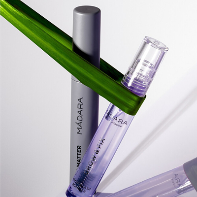 Set kozmetik MÁDARA Brow & Lash, maskarë për qerpikë 6 ml + serum për qerpikë dhe vetulla 4.25 ml