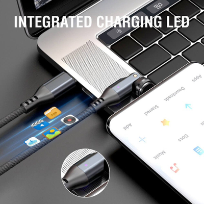 Kабел за полнење 4smarts GravityCord 540 Magnetic, USB C, 240W, 180 cm, црн