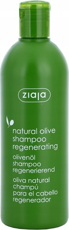 Shampo për flokët Ziaja me vaj ulliri, rigjeneruese, 400 ml, e gjelbër