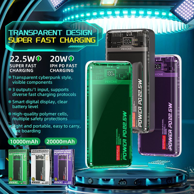 Надворешна батерија WEKOME WP-353 Vanguard, 10000mAh, PD 20W QC 22.5W, зелена