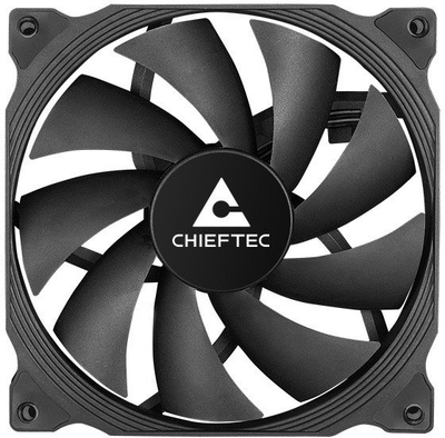 Вентилатор за куќиште Chieftec, 120mm, црн