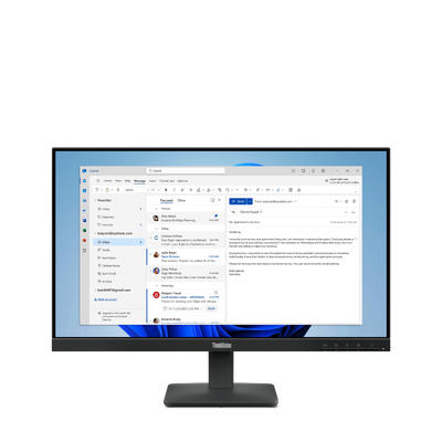 Monitor Lenovo ThinkVision S24-4E, 23.8", FHD, IPS, i zi