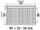 Radiator panelor Kermi V33 Right 300x1200, 1560W, i bardhë