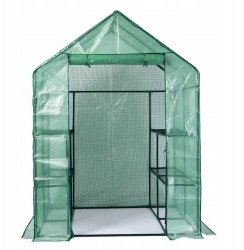 Serë kopshti Dedra Garden Greenhouse, 143x143x195 cm, mbulesë PE, jeshile