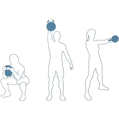 Kettlebell Umbro, 10 kg, i zi