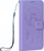 Këllëf telefoni Mezzo Book për Xiaomi Redmi 9C NFC, me magnet, me xhepa kartash, vjollcë