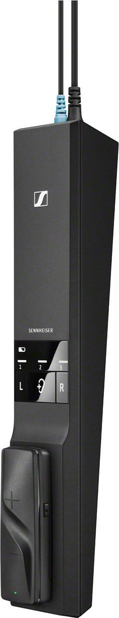 Sistem wireless për kufje Sennheiser Flex 5000 për TV, me komandë volumi dhe balancë, i zi