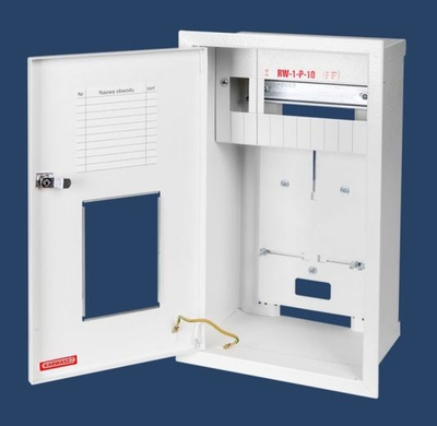 Kabinet elektrik Karwasz RW-1-P-10 Z/O, 1 fazë, 10 module, i bardhë