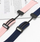 Rrip silikoni 4wrist për Apple Watch 42/44/45/49 mm, i kuq