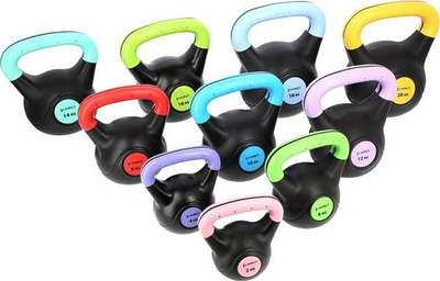 Kettlebell HMS KPC12, 12 kg, bituminoz, i zi