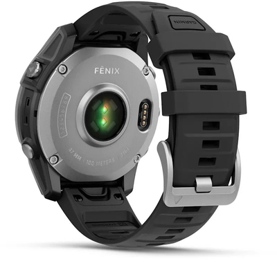 Orë inteligjente Garmin Fenix E, 1.3", GPS, çelik inoks, e zezë