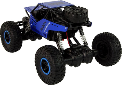 Makina me telekomandë Leantoys Rover Rock Climbing, shkalla 1:16, 2.4GHz, e zezë blu