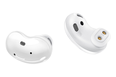 Слушалки Samsung Galaxy Buds Live, вистински безжични, активно намалување на бучава, мистично бела