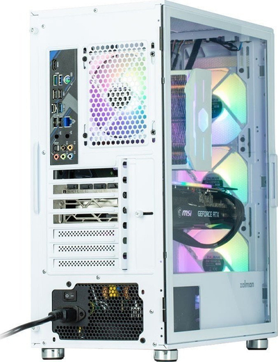Kasë Zalman i3 Neo, e bardhë, Midi Tower