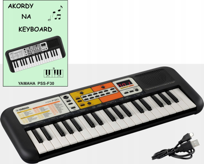 Tastierë digjitale Yamaha PSS-F30, 120 tinguj, 30 këngë, e zezë
