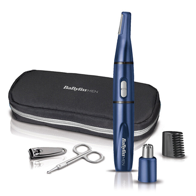 Set rroje BaByliss 7058PE, Makinë rroje + 2 koka + gërshërë thonjsh + piskatore + çantë