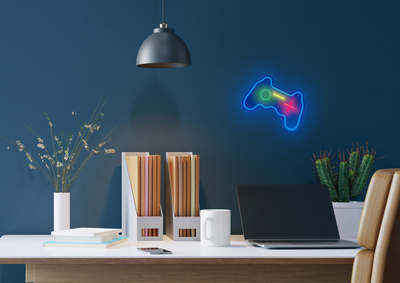 Lampë muri dhe tavani Activejet AJE Neon Pad, LED RGB, USB, shumëngjyrëshe