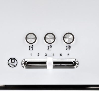 Toster Girmi Electronic TP91, 1500W, 4 feta, i bardhë