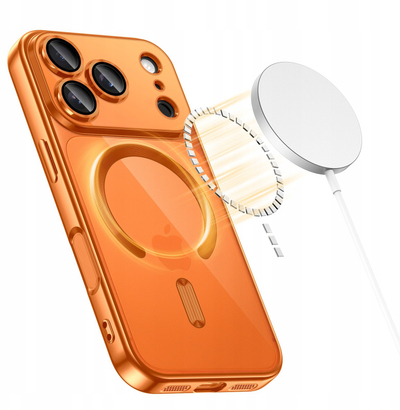 Mbulesë telefoni Tech-Protect MagFlex MagSafe, iPhone 17 Pro, portokalli kozmik