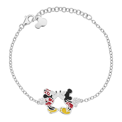Byzylyk për vajza Disney Mickey and Minnie Mouse BS00044SL-55.CS, i argjendtë