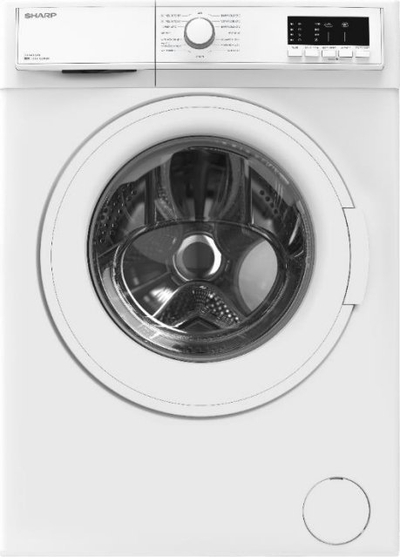Lavatriçe Sharp ES-HFA6122WD-EE, 6 kg, 1200 xhiro, e bardhë